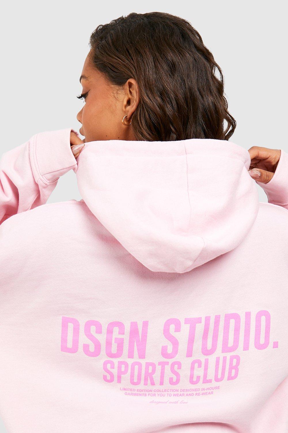 Light pink rose clearance hoodie